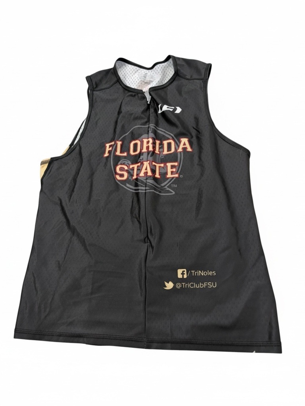 Florida State Black Athletic Sleeveless Jersey by Louis Garneau